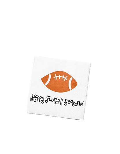 Football Cocktail Napkin (20 per pack)