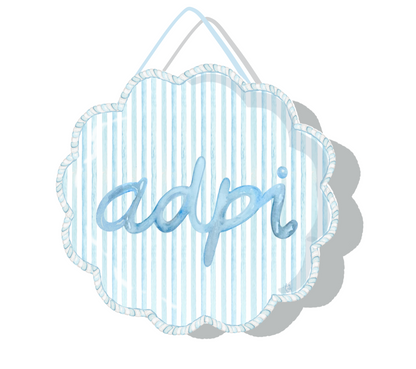 Acrylic Sorority Door Hangers