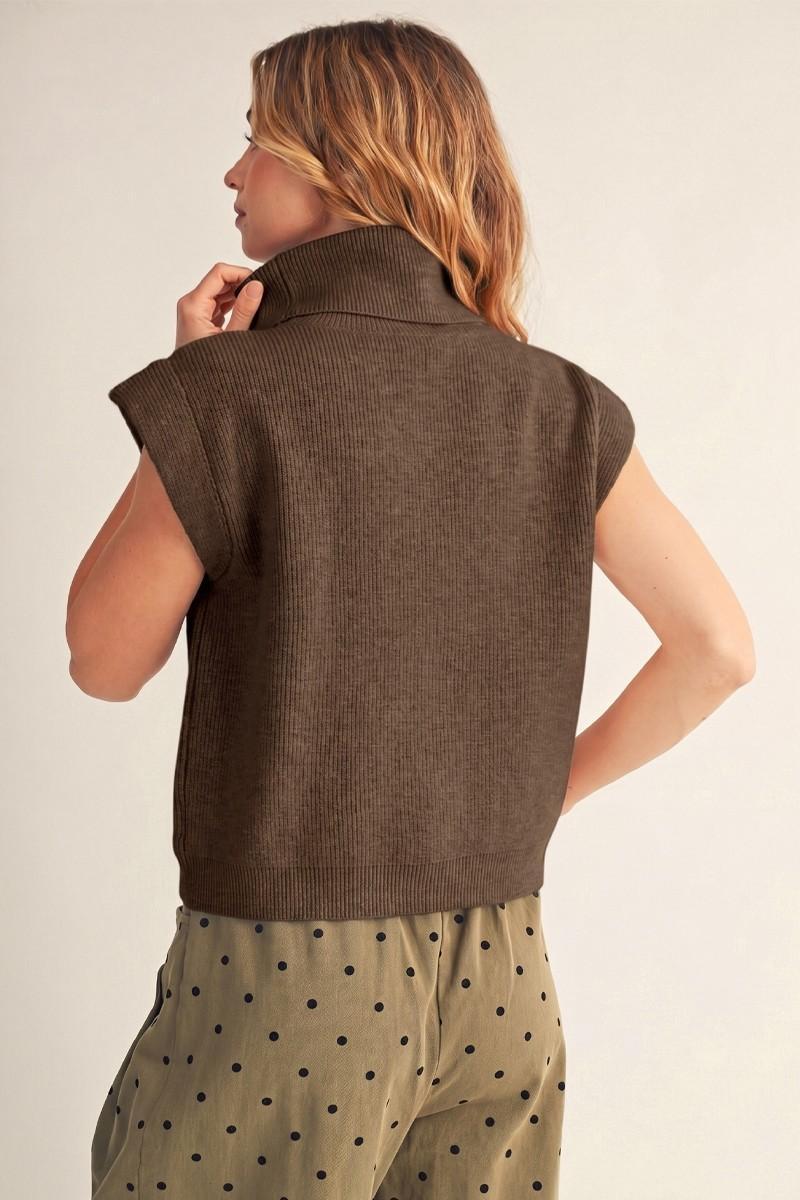 Belinda Brown Sleeveless Sweater