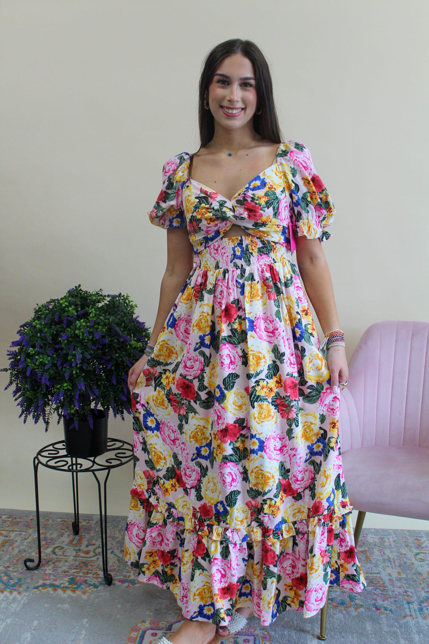 Rose Monet Maxi Dress
