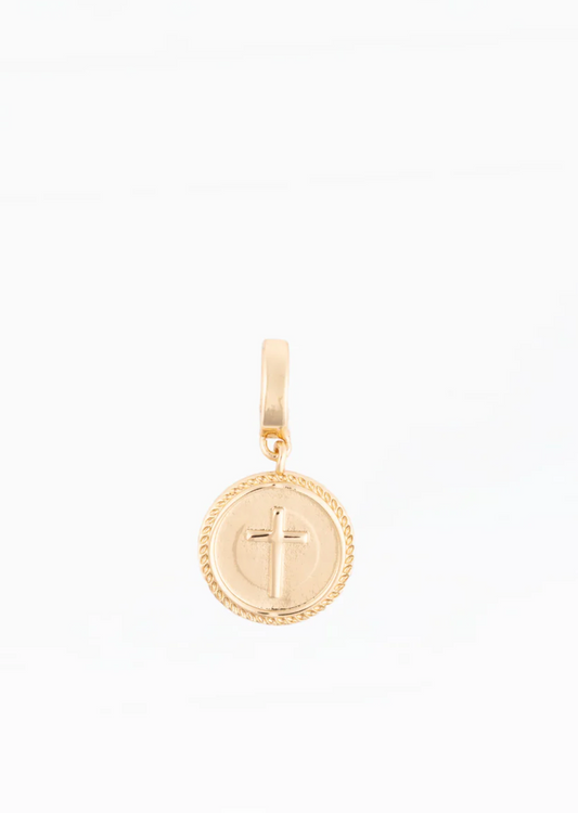 Cross Coin Sophie Charm