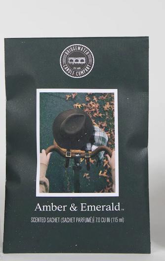 Amber & Emerald Sachet