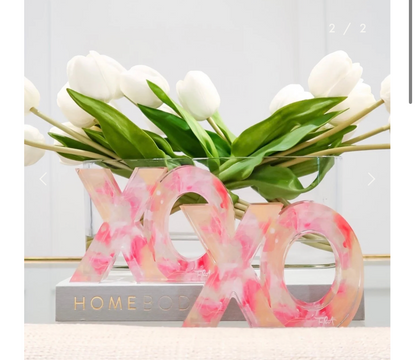 Acrylic Letter Block Sorority Letters