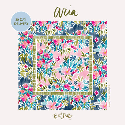 Britt Mills Mahjong Mats (Non-Neoprene): Colorful Chinoiserie