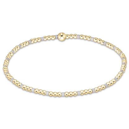 Gameday Hope Sincerity Pattern 2mm Bead Bracelet