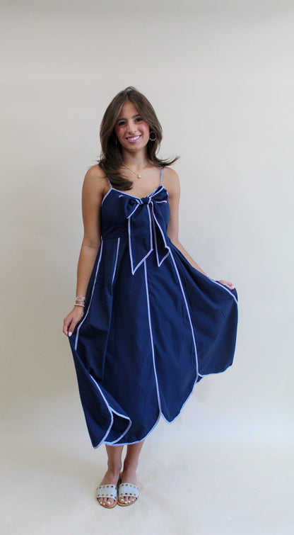 Becky Navy Dress