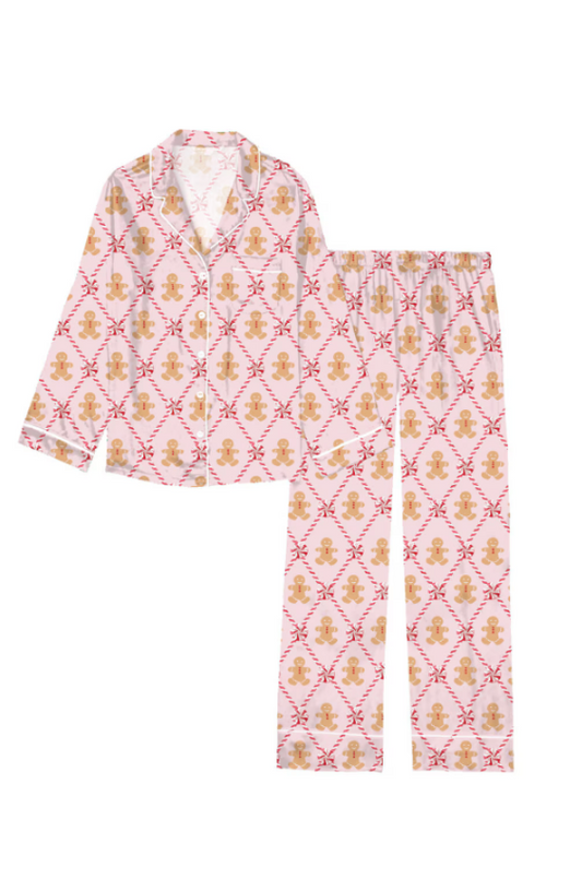 Kids Way to My Heart Silky Satin Pajama Long Sleeve