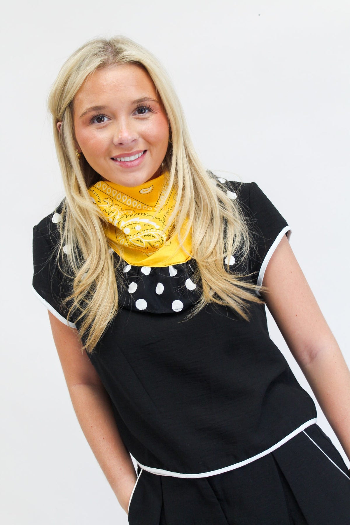Asst Ruffled Bandana Scarf