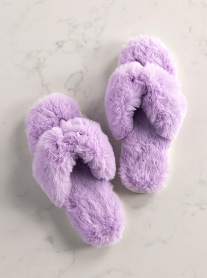 Lilac Rina Thong Slippers