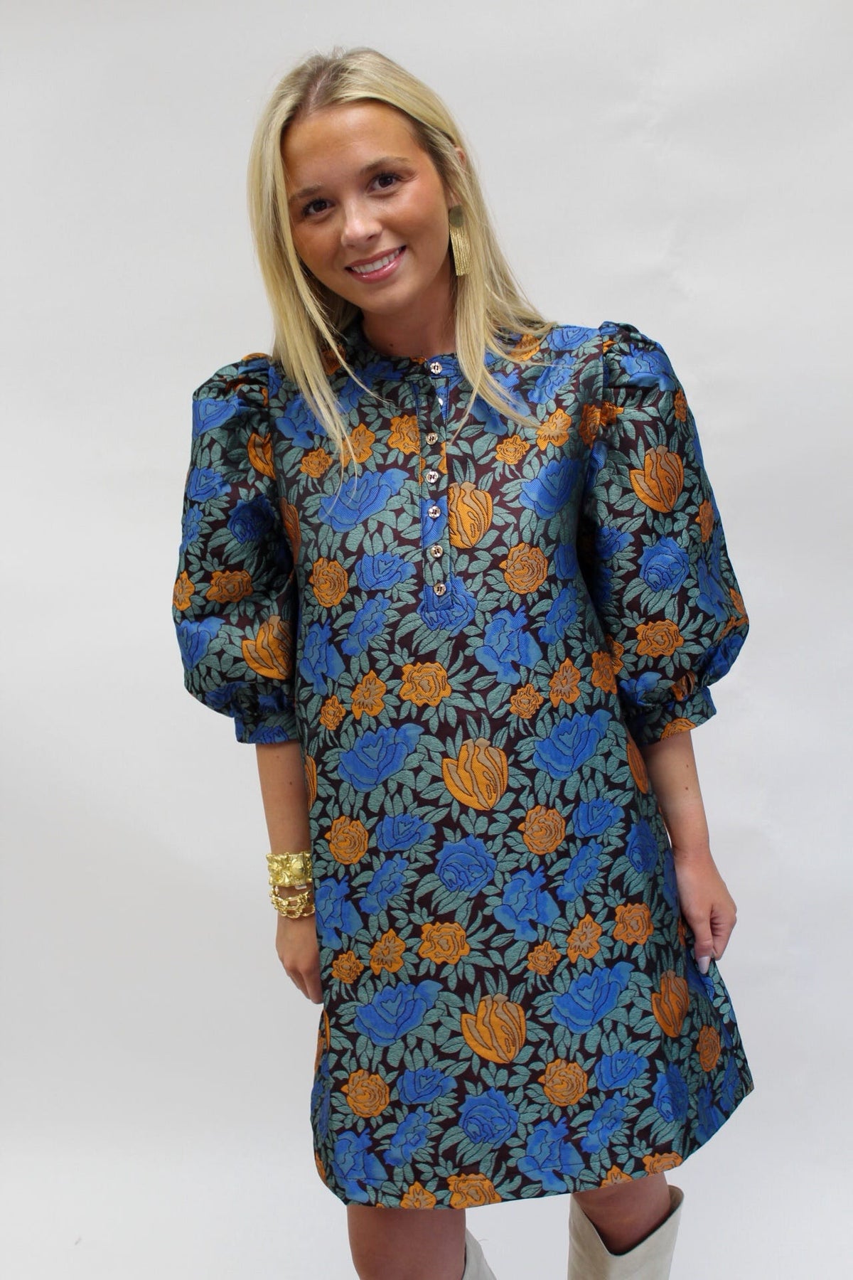 Autumn Garden Mini Dress