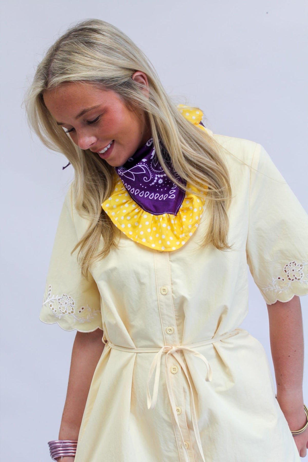 Asst Ruffled Bandana Scarf
