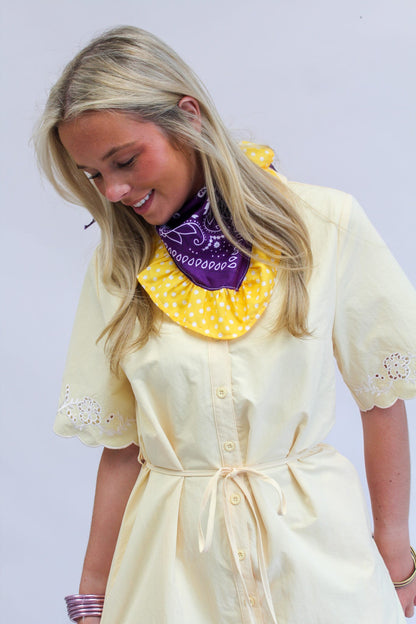 Asst Ruffled Bandana Scarf