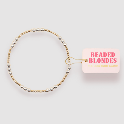 Mixed Metal Beaded Blondes Collection