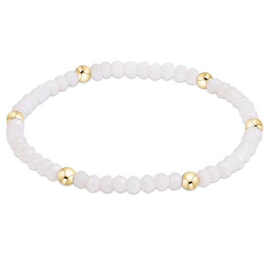 Gameday Flirty Presence Bracelet - White