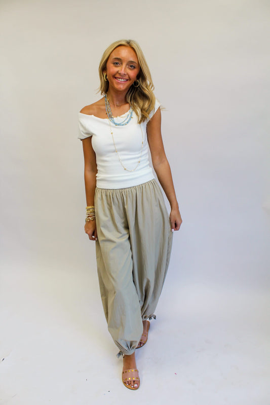Beachwalk Flowy Ankle Tie Everyday Pants