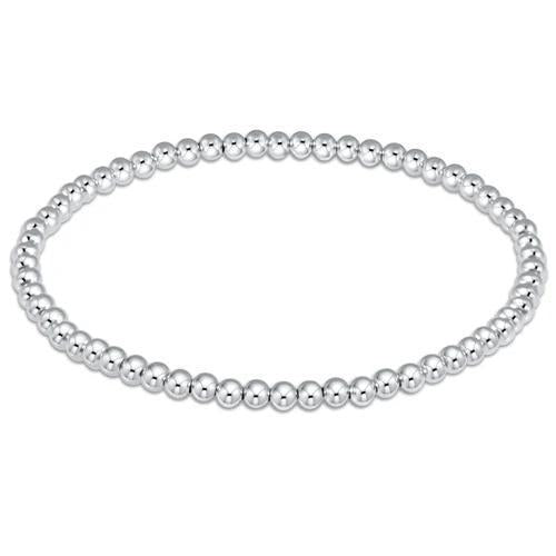 Classic Sterling 3mm Bead Bracelet