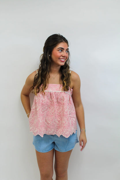 Drama Darling Pink Cami Top