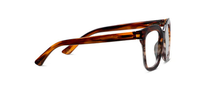 Cleo - Brown Ombre Horn Peepers