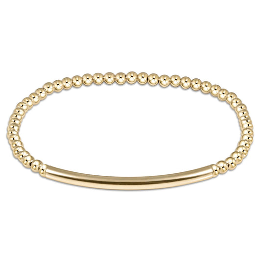 Bliss Bar Smooth Mixed Metal 3mm Bracelet