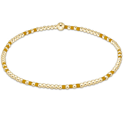 Gameday Hope Joy Pattern 2mm Bead Bracelet