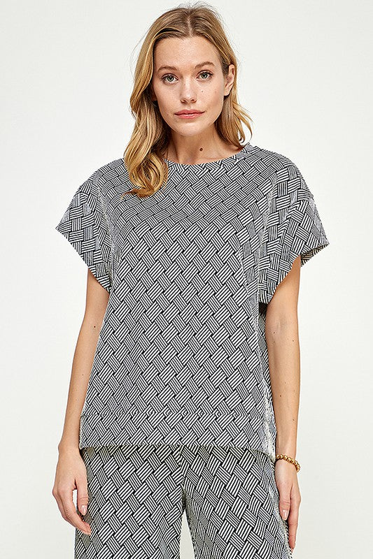 Far From Home Textured Lounge Top