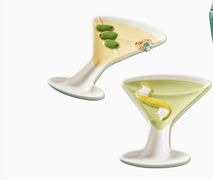 Martini Glass Trinket Dish