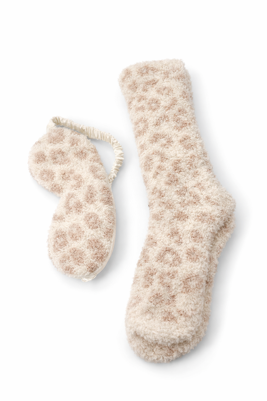 Chic Cozy Socks + Sleep Mask