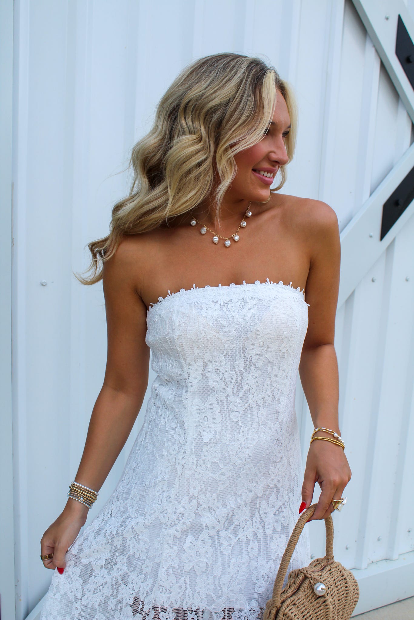 First Glance Strapless Dress