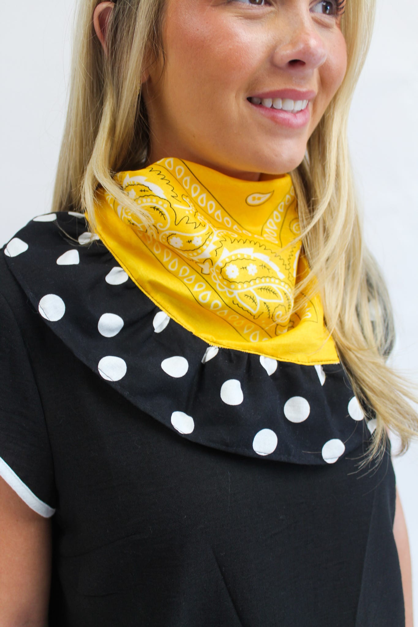 Asst Ruffled Bandana Scarf