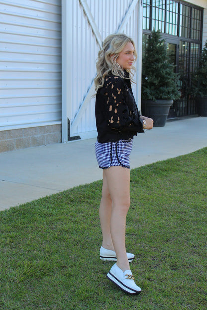 Houndstooth Shorties