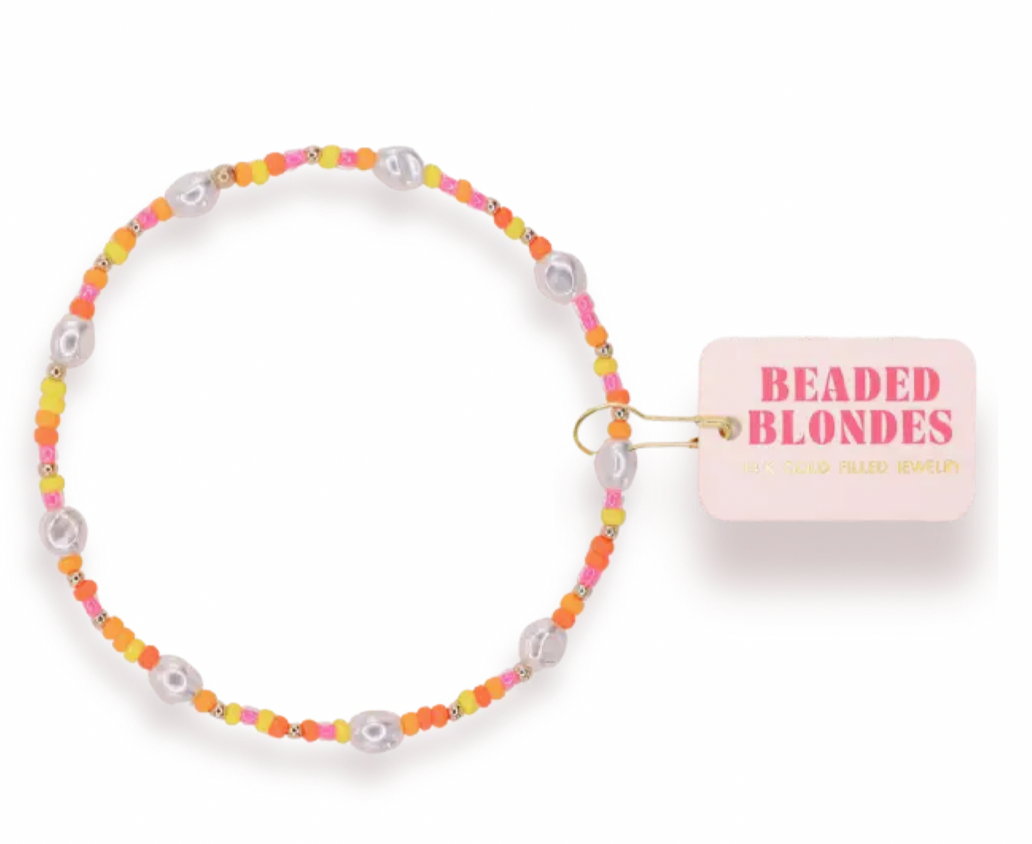 Beaded Blondes Asst Sprinkle Pearl Anklet