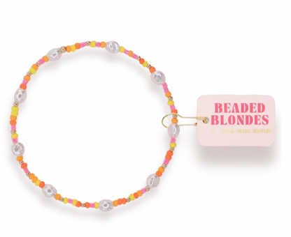Beaded Blondes Asst Sprinkle Pearl Anklet