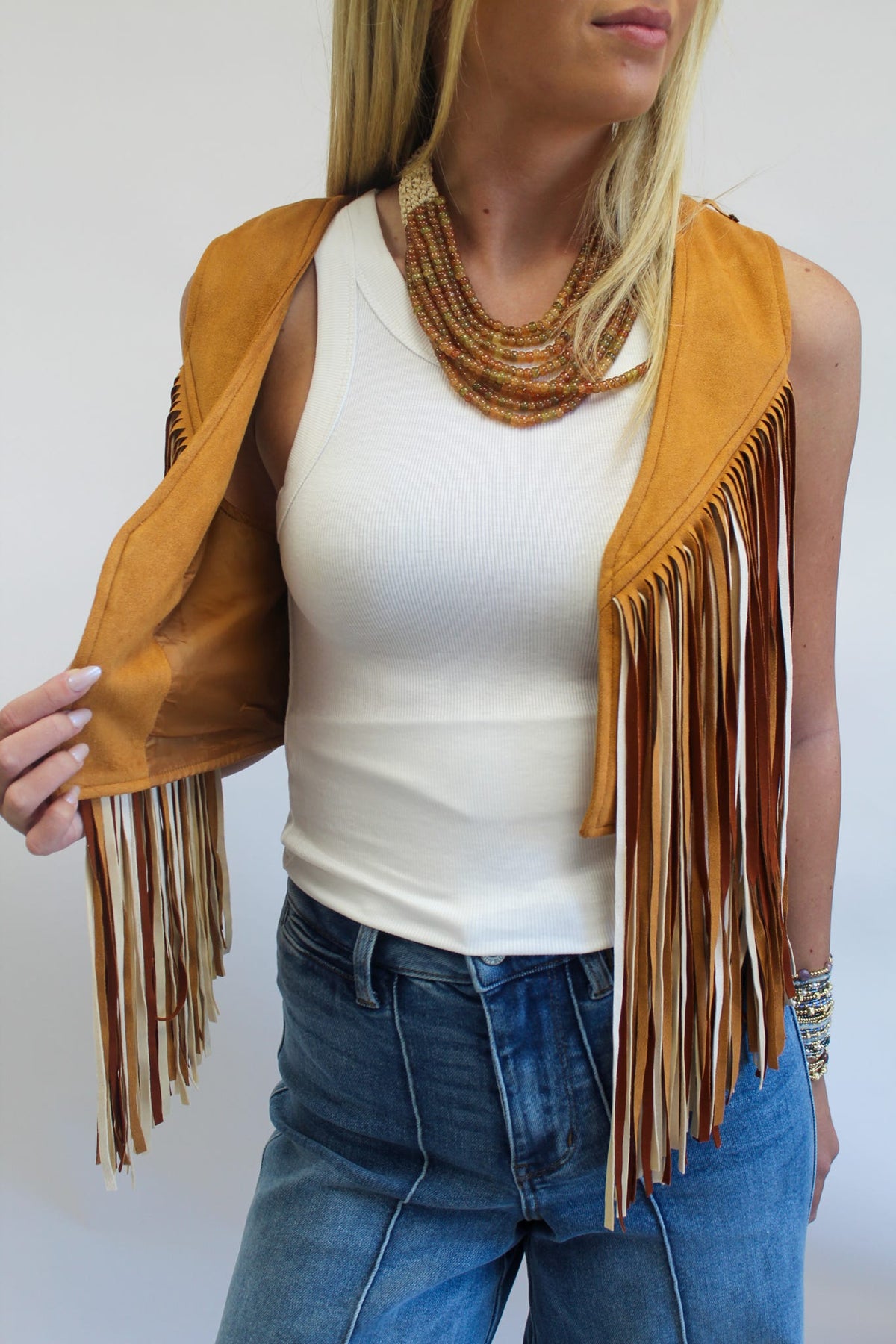 Cafe Fringe Vest