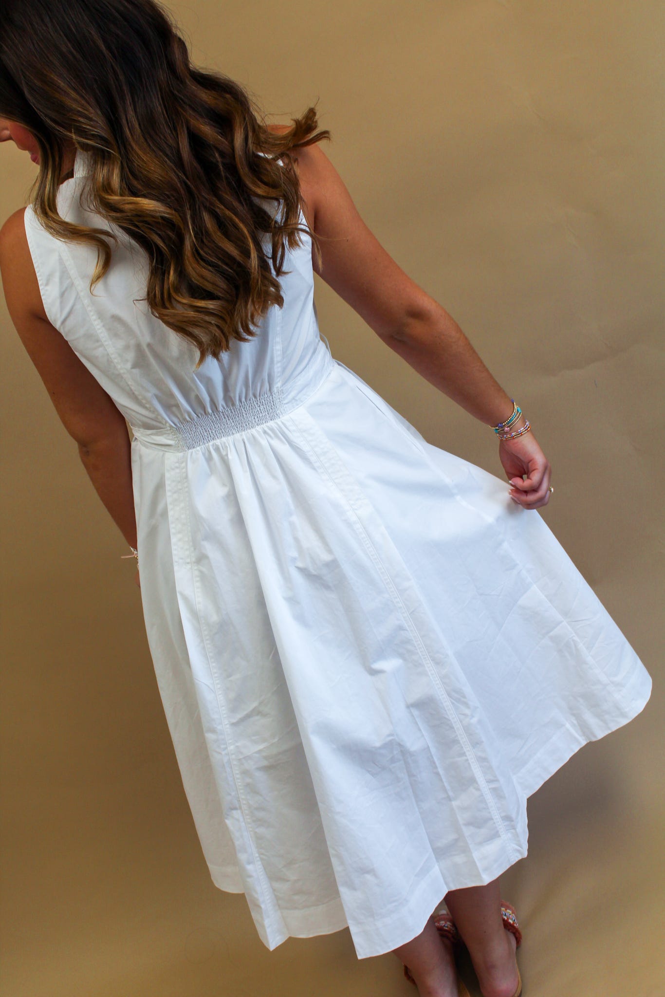 Charlotte White Shirt Dress