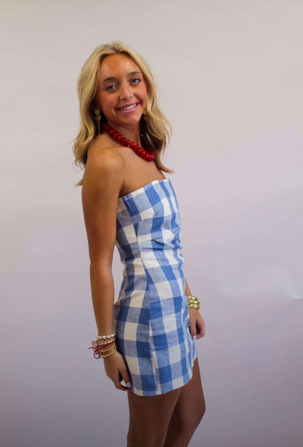 Nantucket Breeze Strapless Mini Dress
