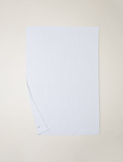 CozyChic Ribbed Throw White