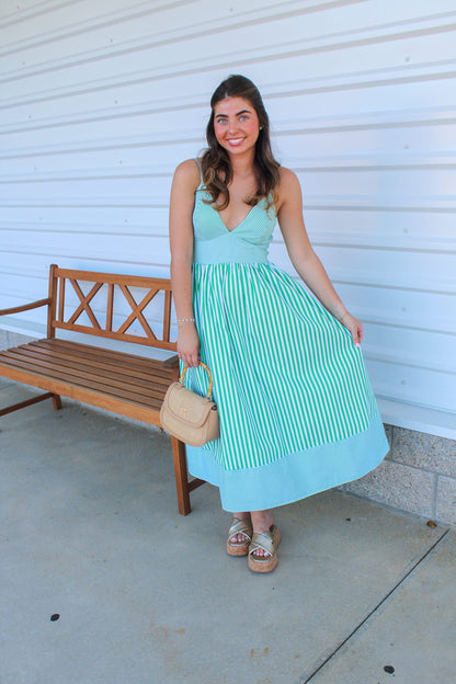 Callie Midi Dress (Green)
