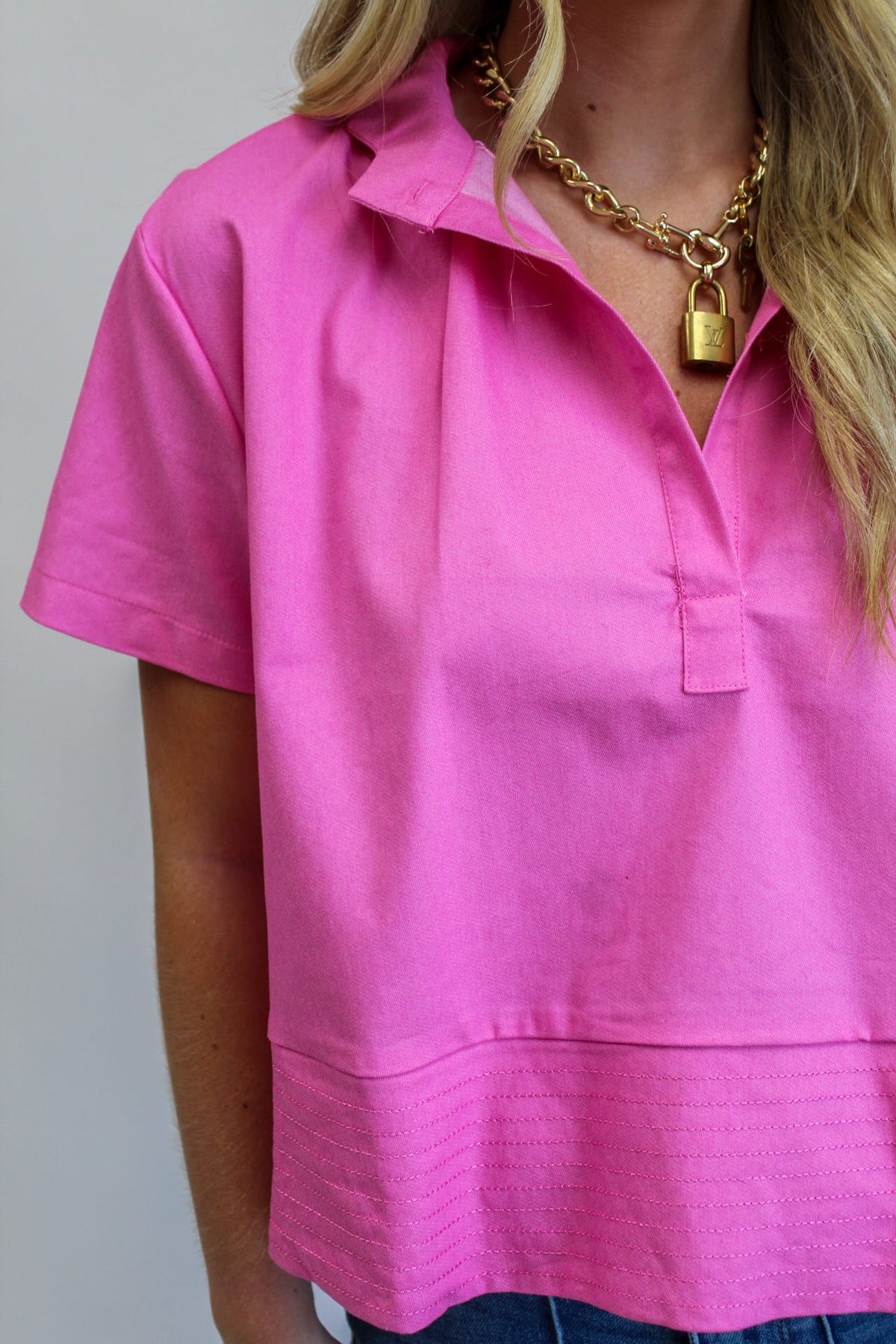 Pretty Please Pink Short Sleeve Top