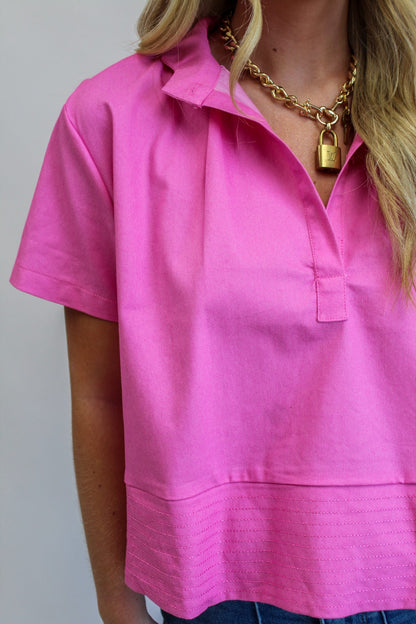 Pretty Please Pink Short Sleeve Top