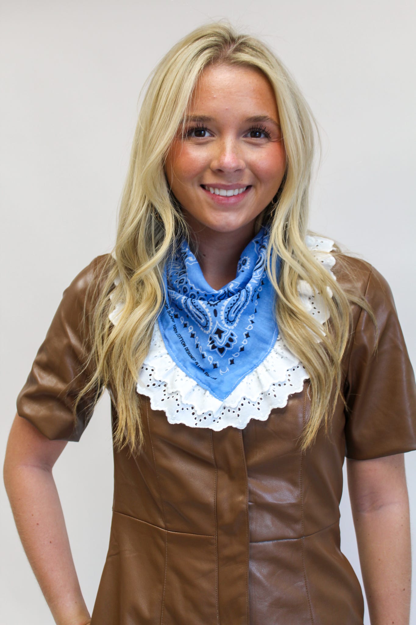 Asst Ruffled Bandana Scarf