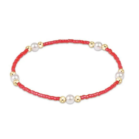 Hope Purpose Pearl Bracelet- Sherbert