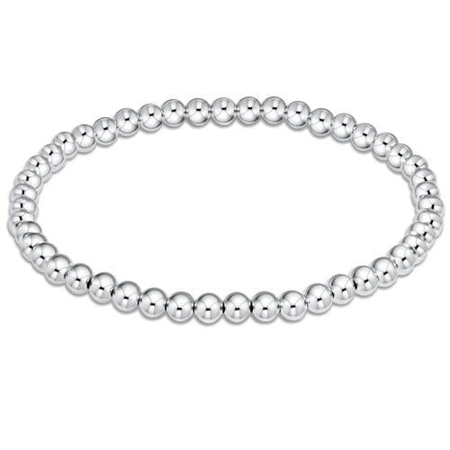 Classic Sterling 4mm Bead Bracelet