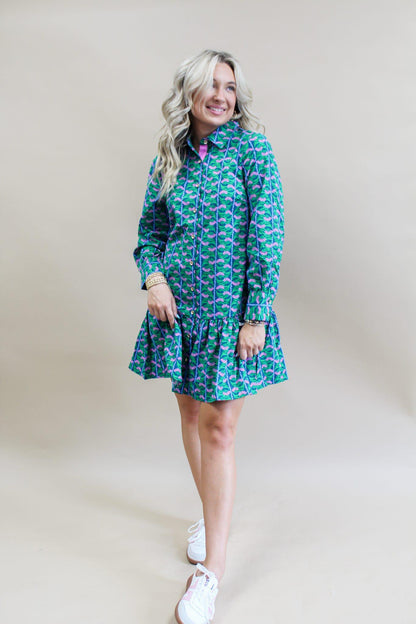 Fiona Honey Vines Mini Dress