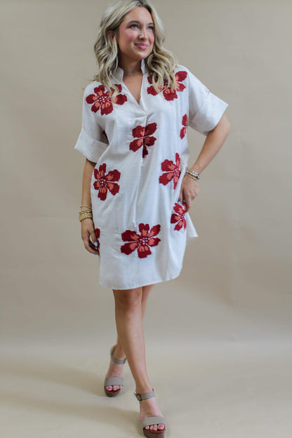 Alaina Crochet Detail Dress