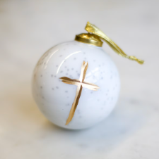 CRUIX GLASS BALL ORNAMENT