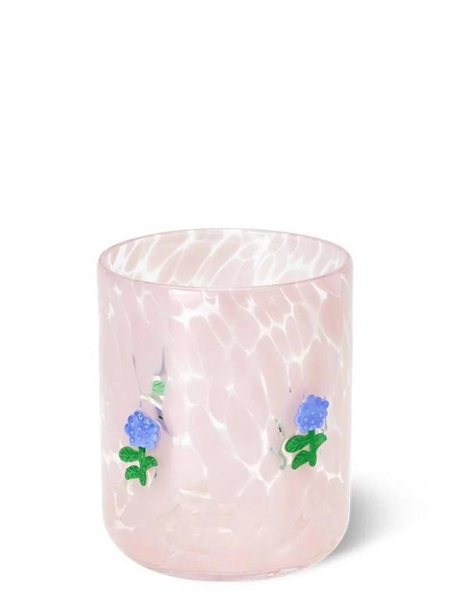 Hydrangea Charm Glass 17oz