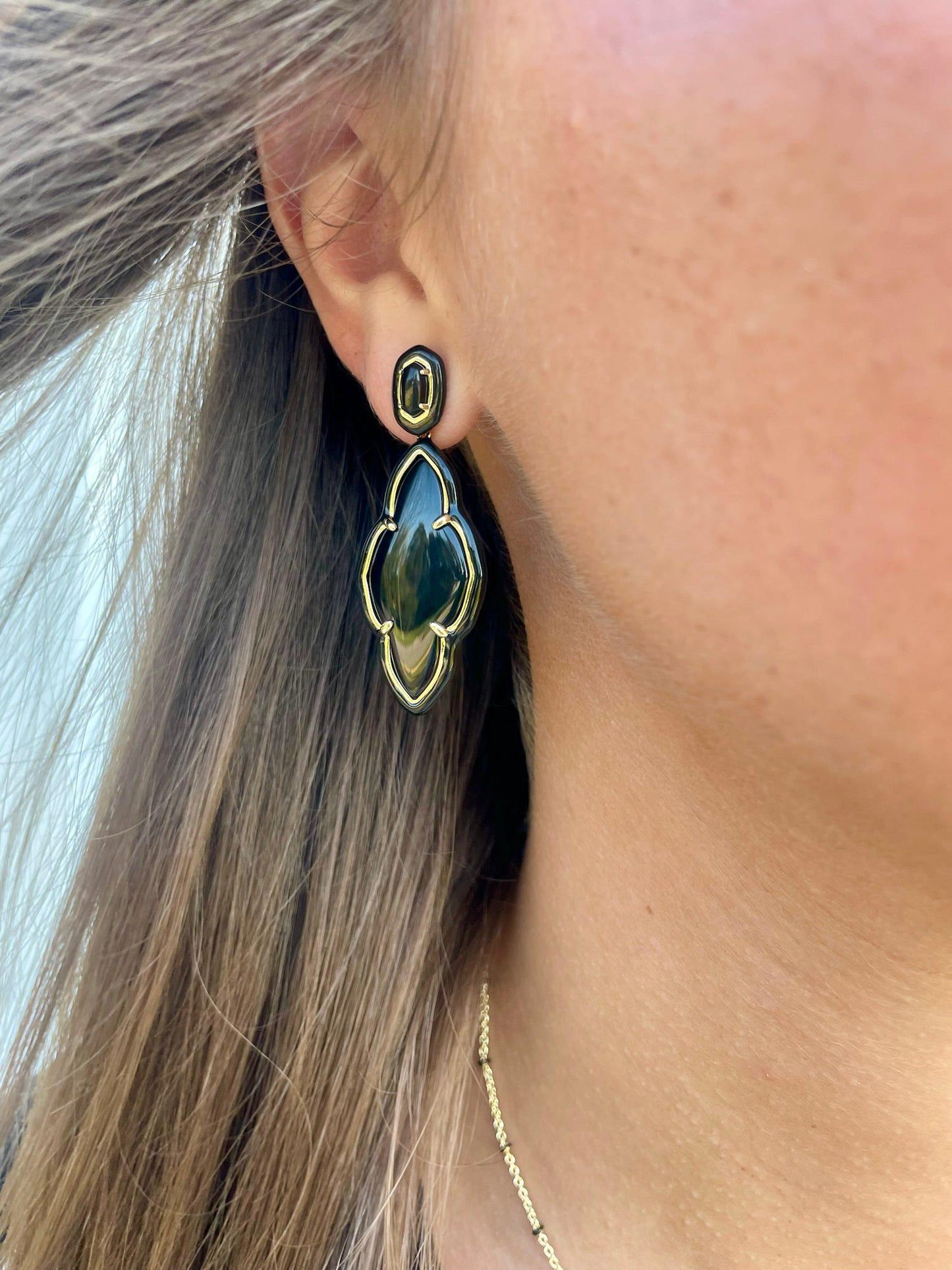 Abbie Enamel Statement Earring