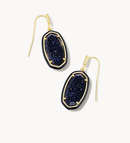 Dani Enamel Framed Drop Earring