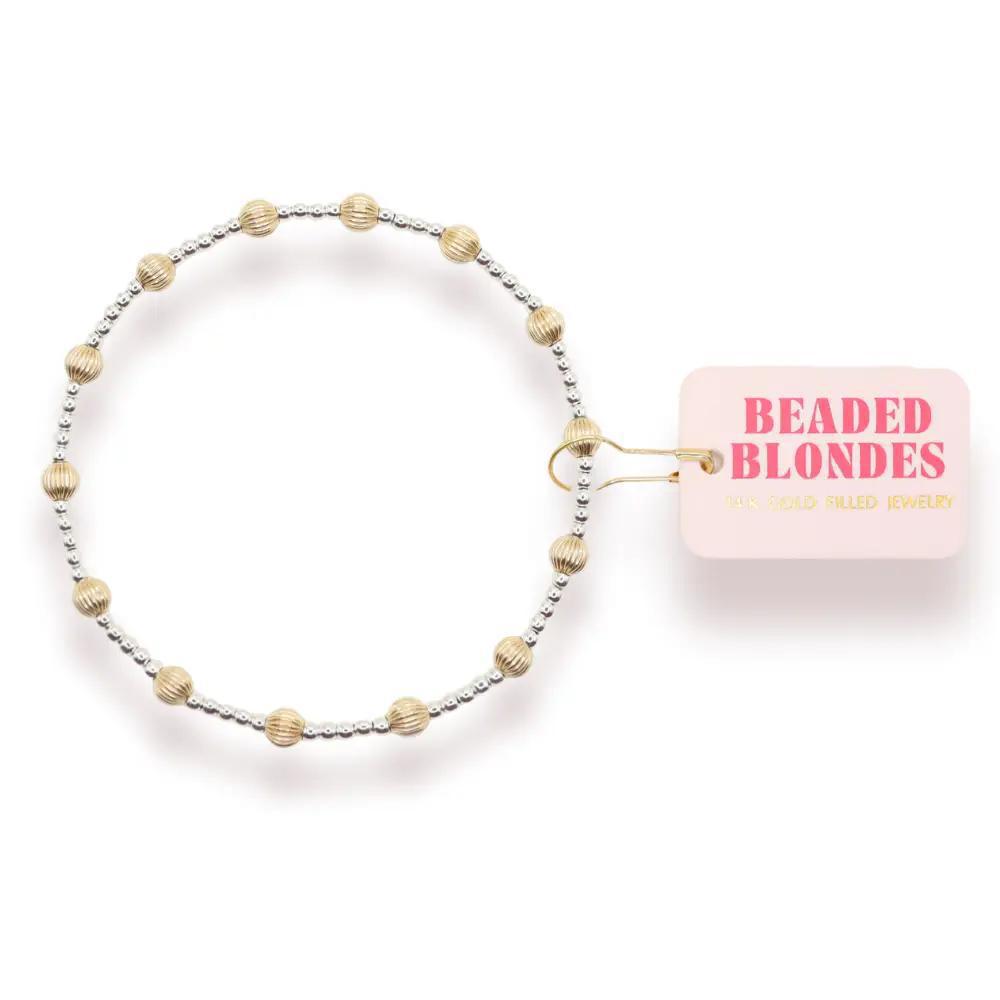 June Bracelet in Silver with Gold