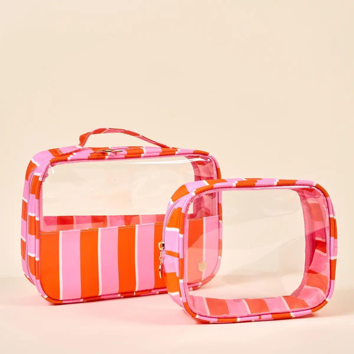 Pair of Clearly Chic Cosmetic Bags